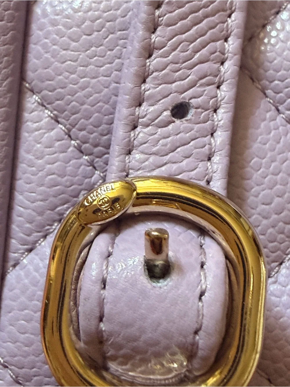 CHANEL Mini Duma Quilted Caviar Backpack